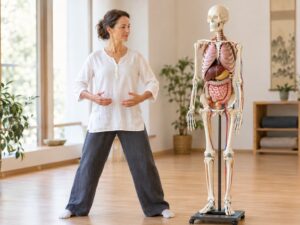 Qigong und Anatomie (KI generiertes Bild)